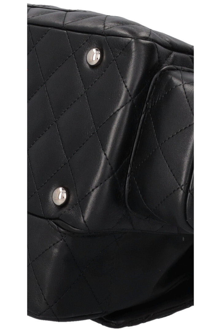 CHANEL Cambon Multipocket Reporter Bag Black