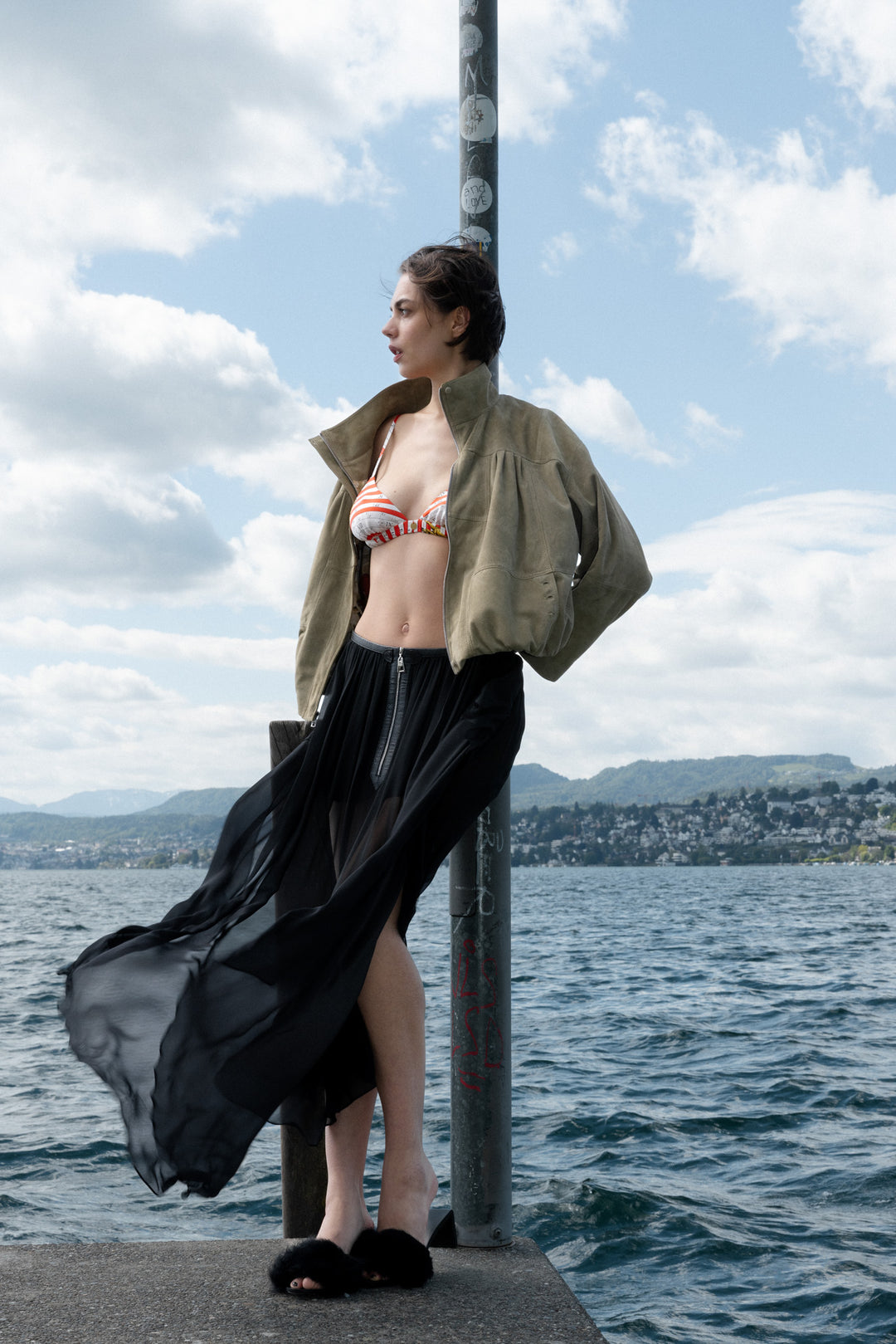 UNFOLD Suede Oversize Jacket