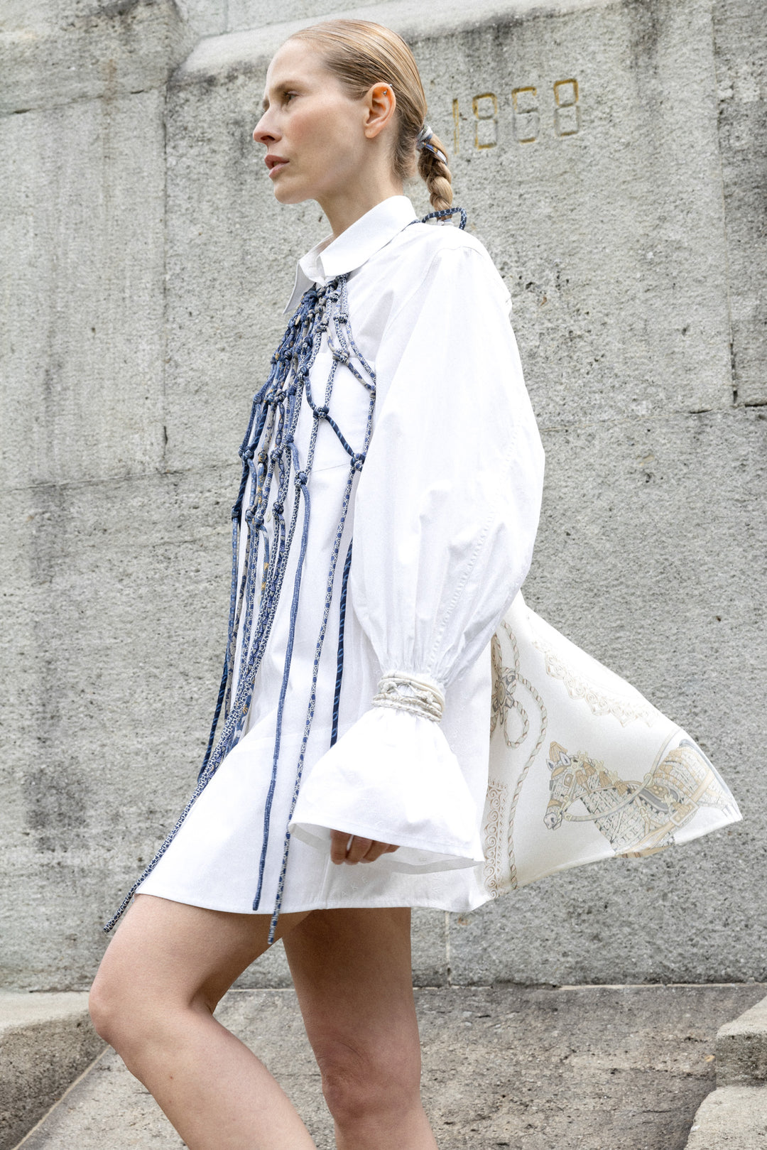 UNFOLD Oversize Blouse Dress