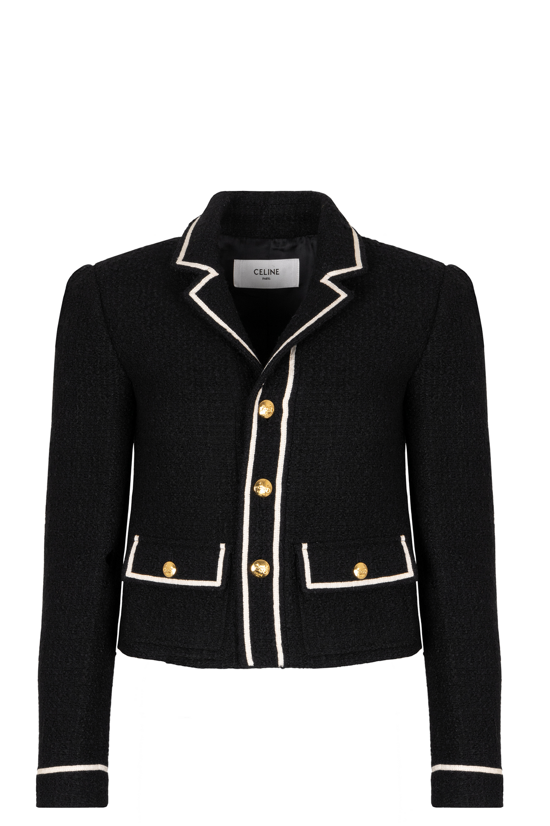 CELINE Jacket Wool Black White – REAWAKE - Main Image
