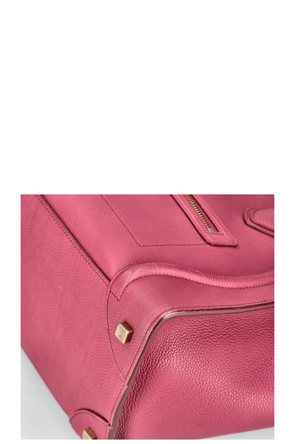 CÉLINE Mini Luggage Fuchsia