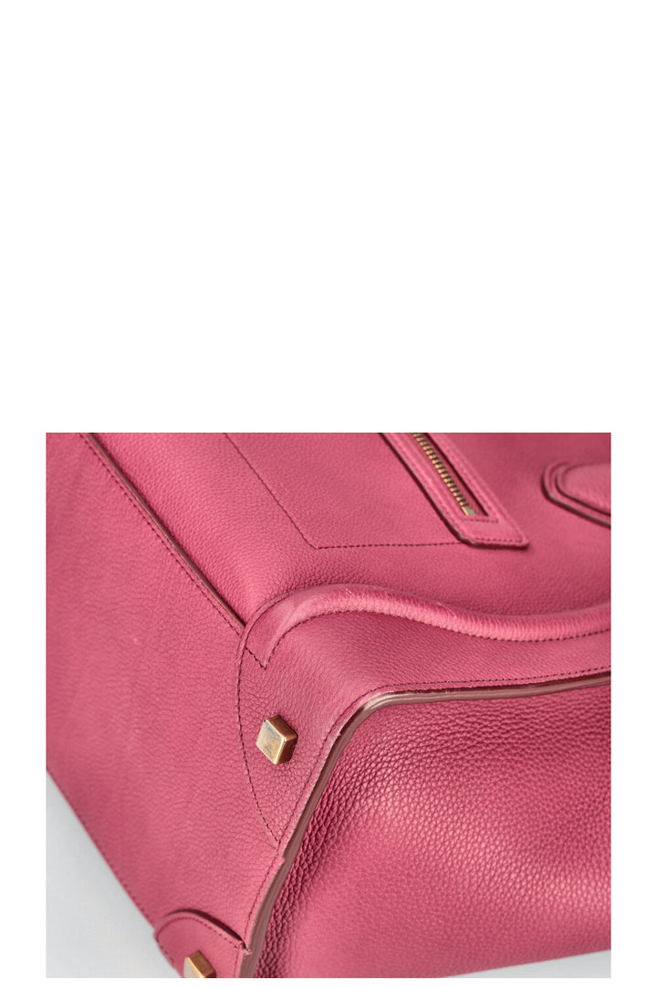 CÉLINE Mini Luggage Fuchsia