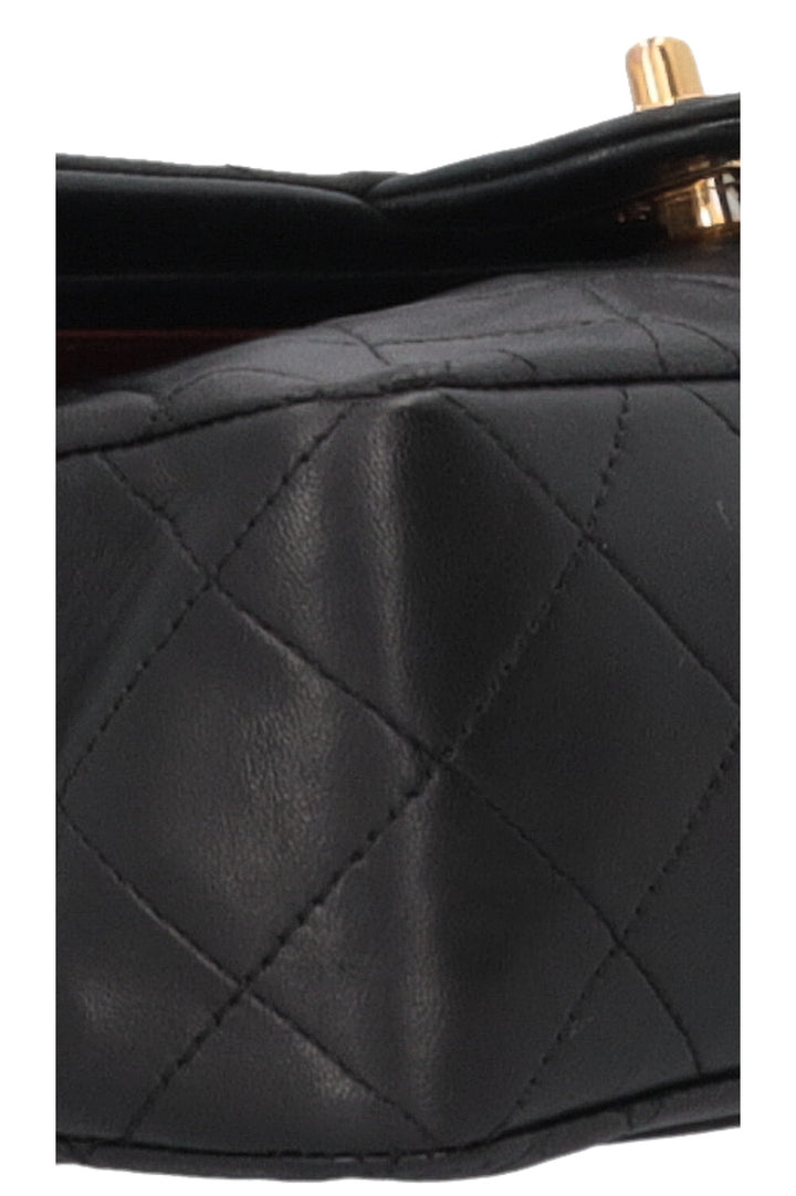 Chanel Vintage Double Flap Small Leather Black