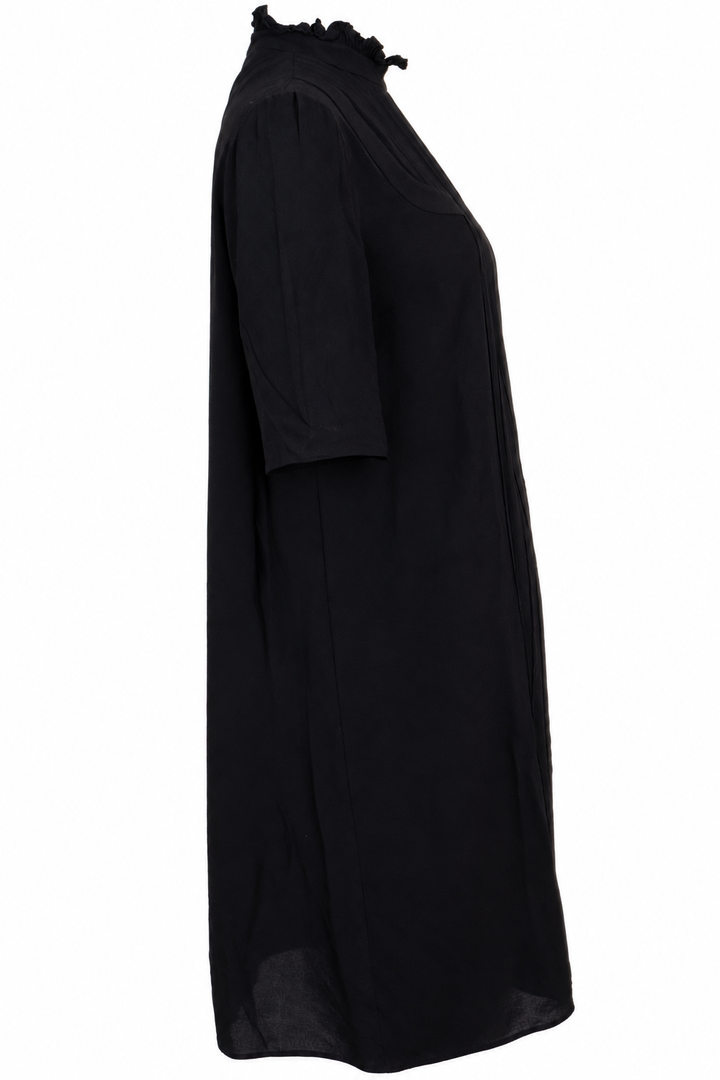 PRADA 2017 High Neck Dress Viscose Black