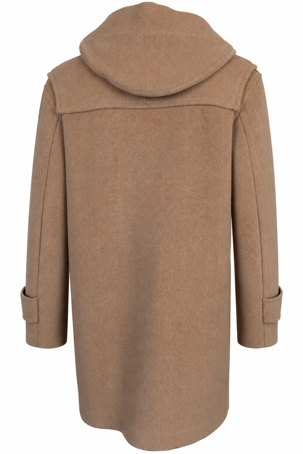 BURBERRY Toggle Duffle Coat Wool Beige