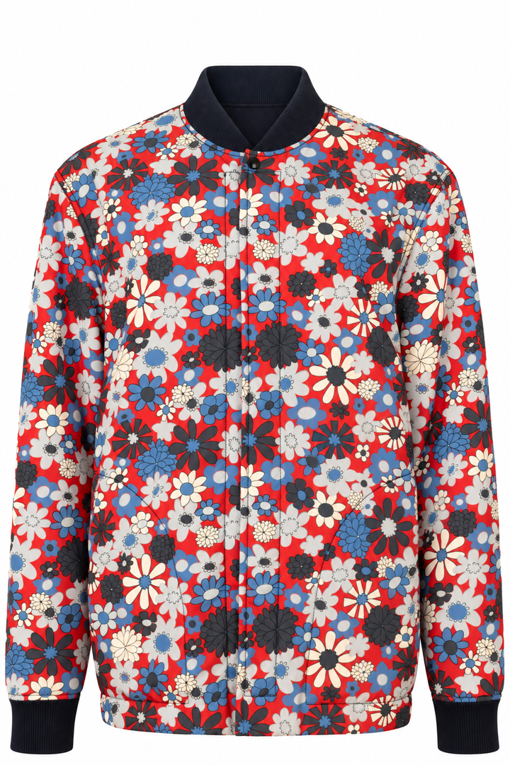 MARNI Floral Bomber Jacket Multicolor