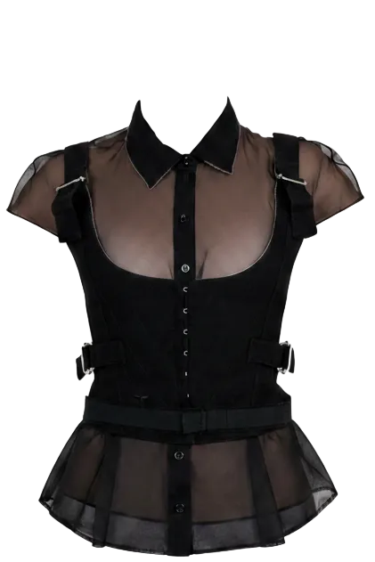 CHRISTIAN DIOR Haut Deux Pièces Noir