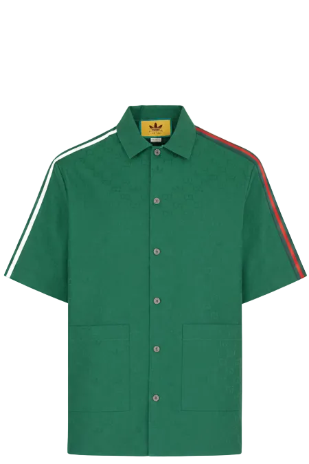 GUCCI X ADIDAS GG Shirt Green