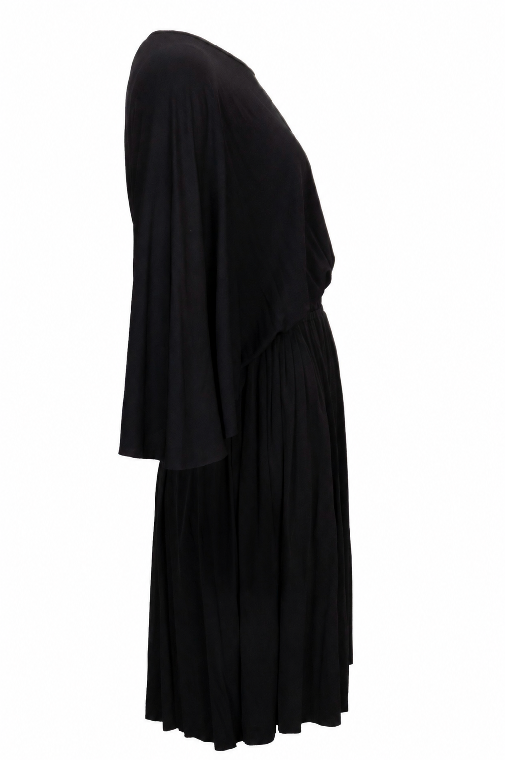 CHRISTIAN DIOR Robe mi-longue noire