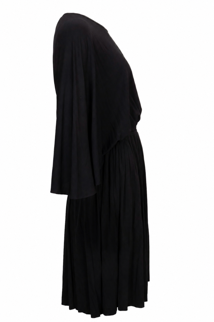 CHRISTIAN DIOR Robe mi-longue noire