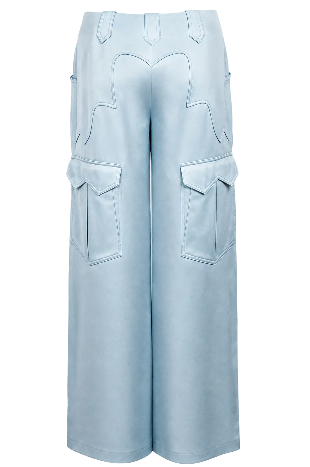 TOM FORD Wide Leg Cargo Pants Blue