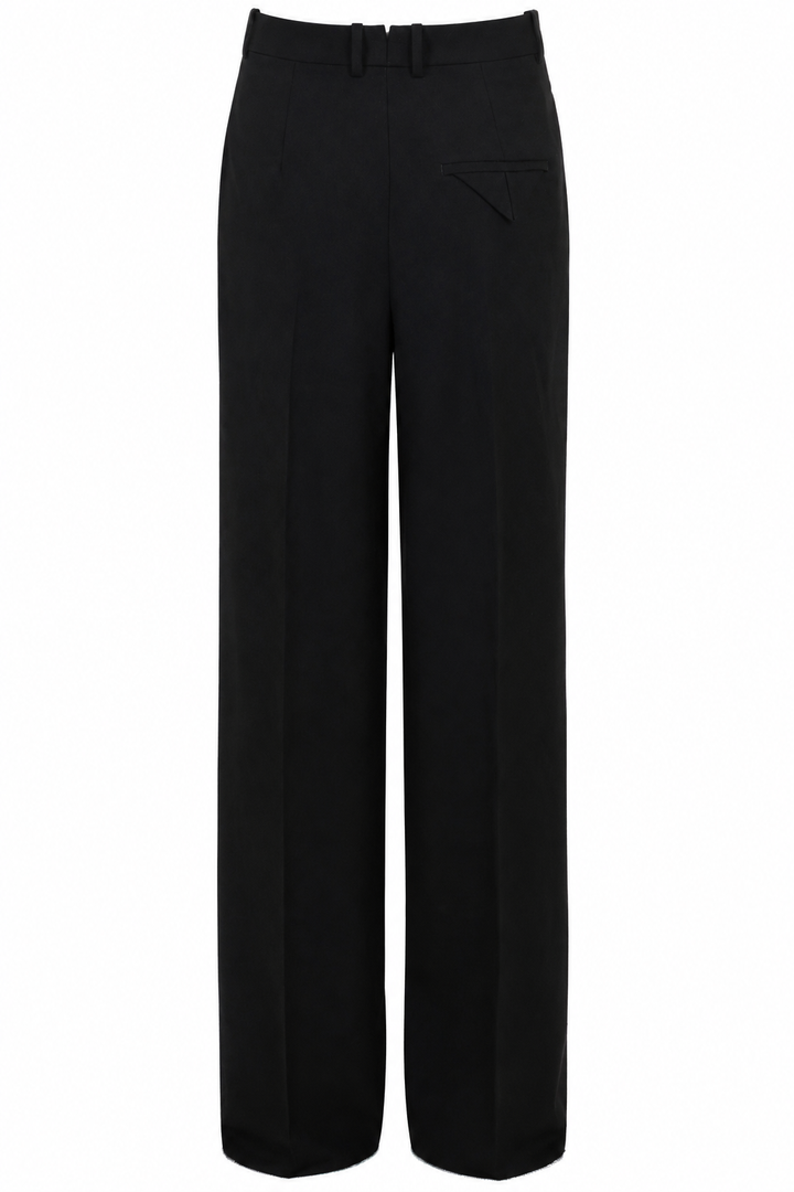 BOTTEGA VENETA Pleated Pants Wool Black