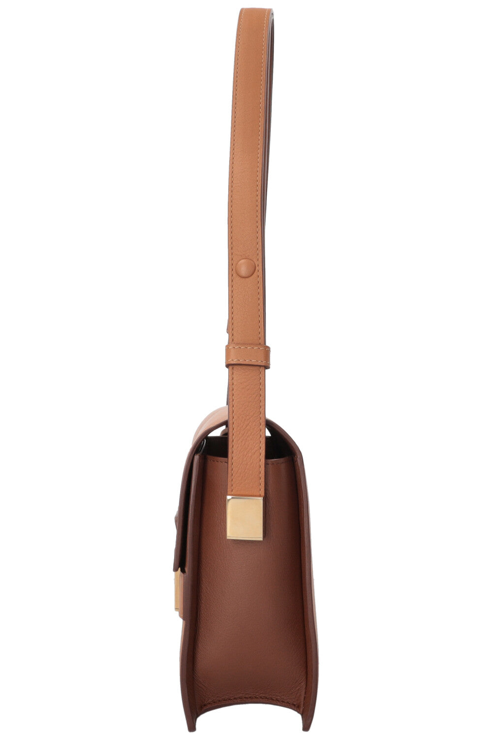 DELVAUX Madame PM Shoulder Bag Leather Brown