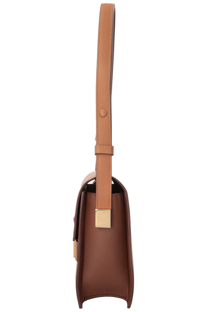 DELVAUX Madame PM Shoulder Bag Leather Brown