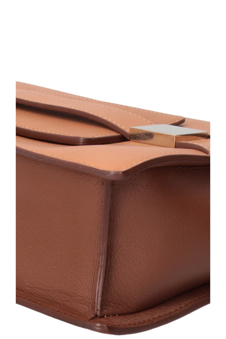 DELVAUX Madame PM Shoulder Bag Leather Brown