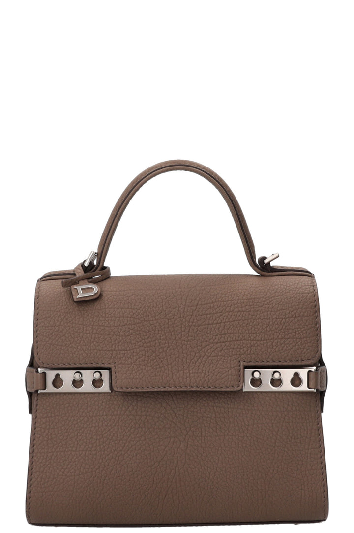 DELVAUX Tempête Small Leather Taupe