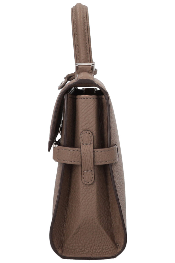 DELVAUX Tempête Small Leather Taupe