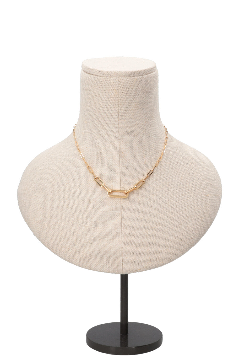 DINH VAN Maillon Necklace Medium Diamonds Gold