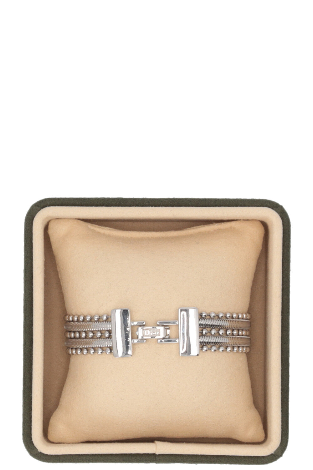 DIOR by John Galliano Multi Chain Bracelet Silver