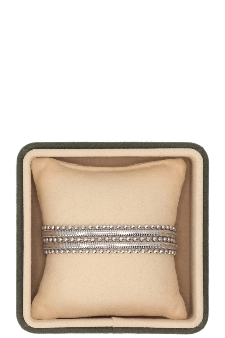 DIOR by John Galliano Multi Chain Bracelet Silver