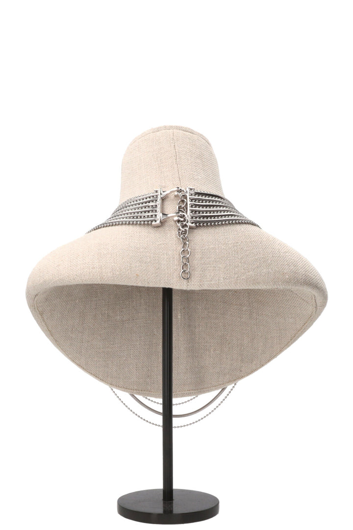 DIOR by John Galliano Multi Chain Necklace Silver