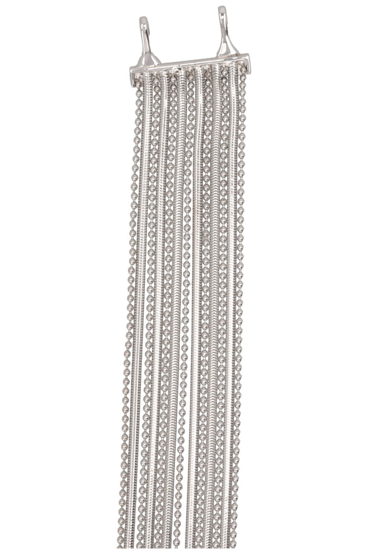 DIOR by John Galliano Multi Chain Necklace Silver