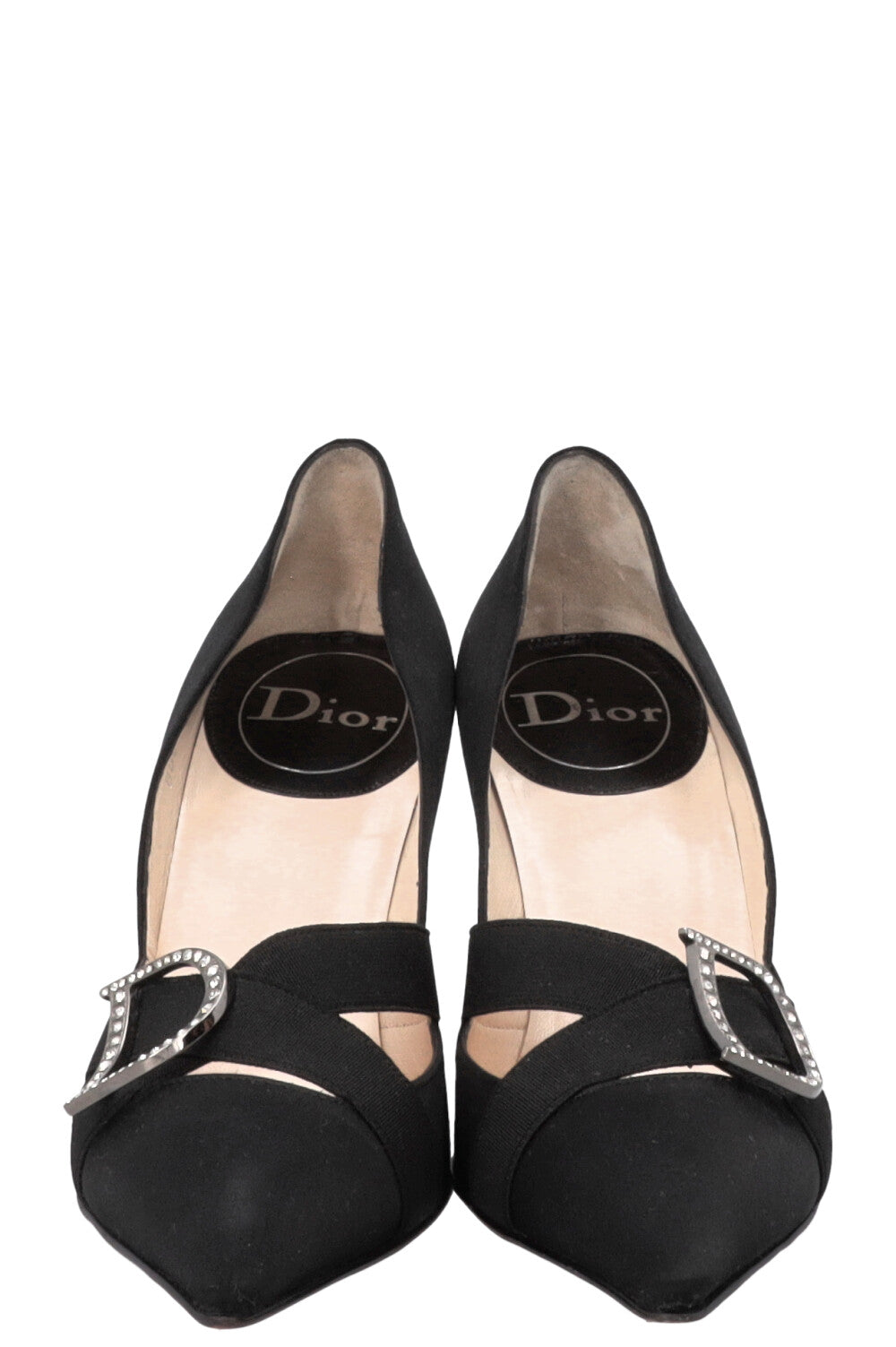 DIOR by John Galliano Pumps Crystal D Logo Black