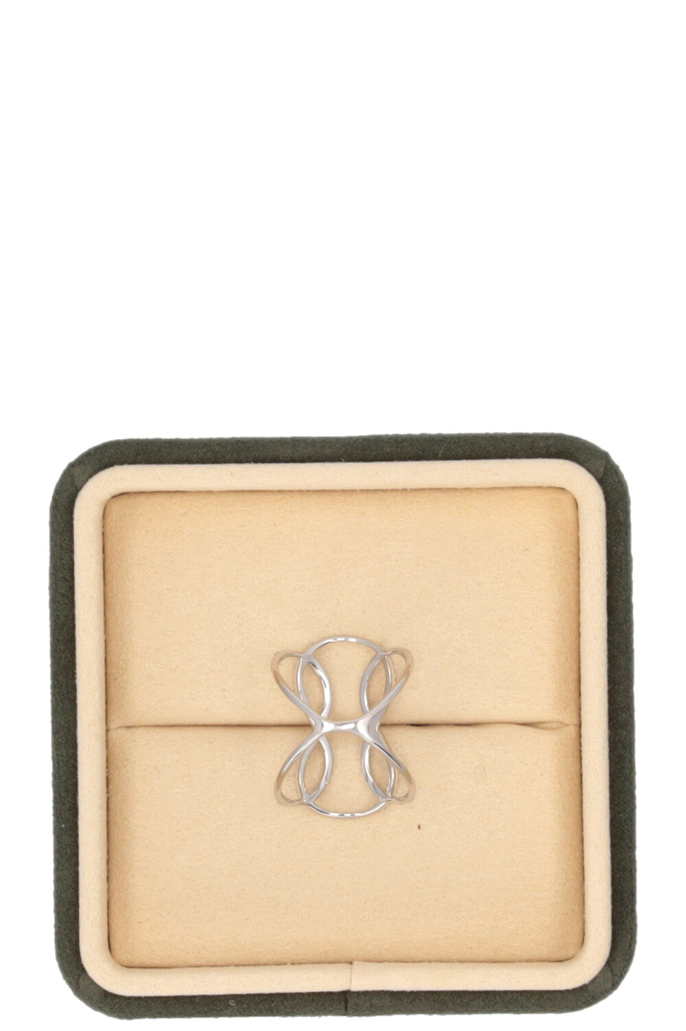 DJULA Hourglass Ring 18k White Gold