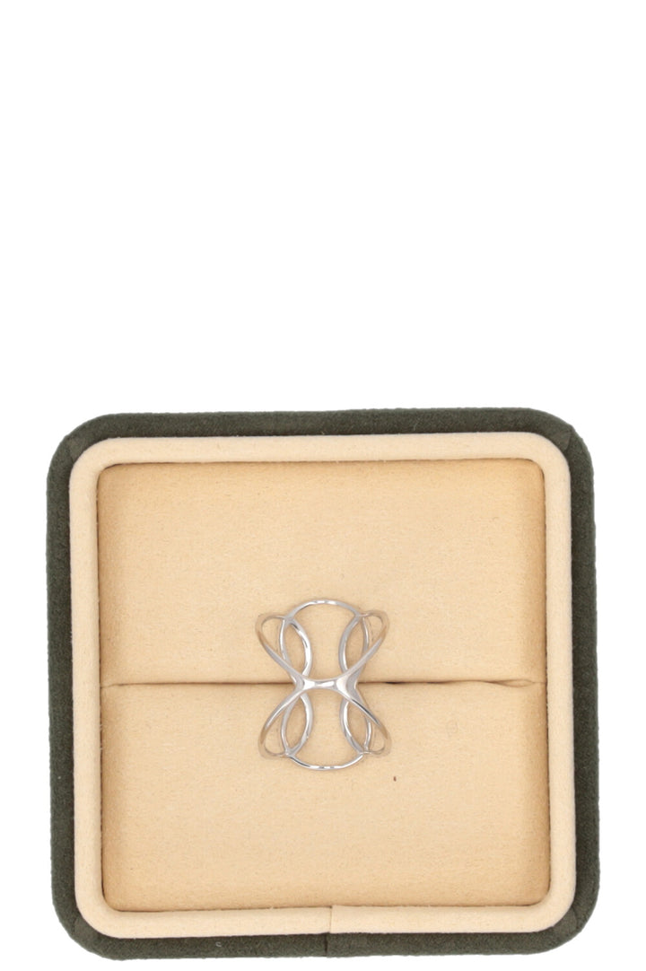 DJULA Hourglass Ring 18k White Gold