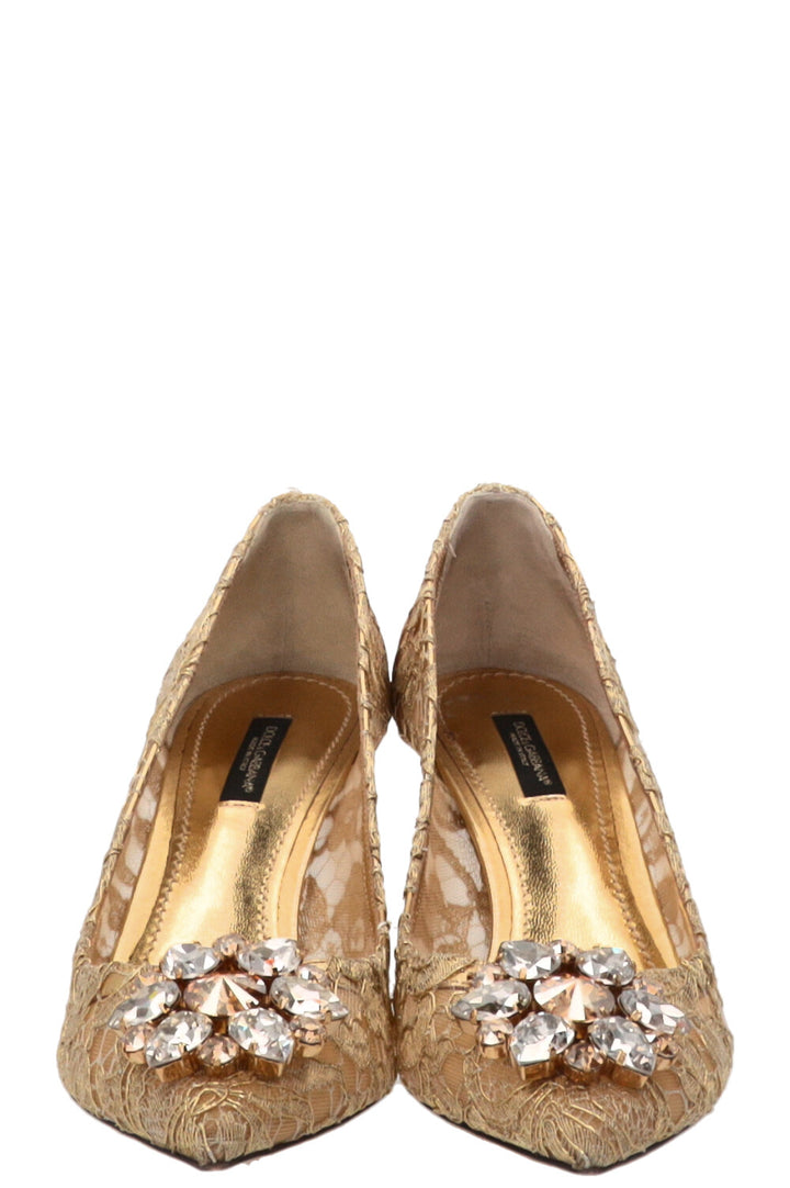 DOLCE&GABBANA Escarpins Bellucci Dorés