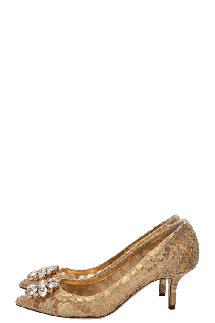 DOLCE&GABBANA Escarpins Bellucci Dorés