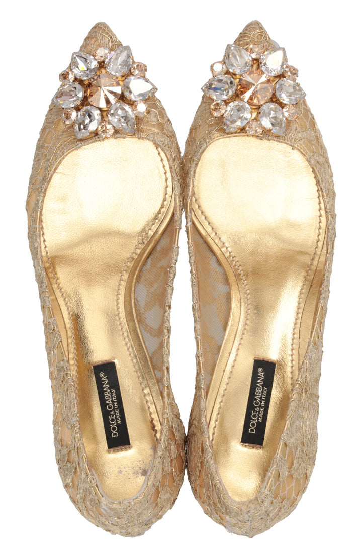 DOLCE&GABBANA Escarpins Bellucci Dorés