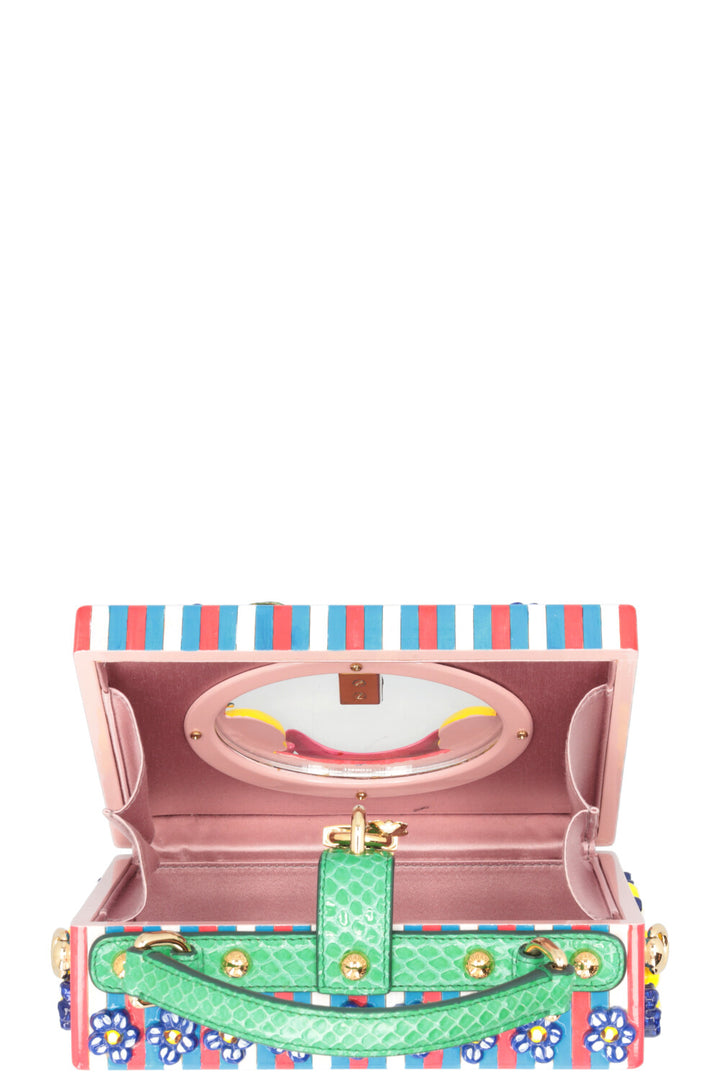 DOLCE&GABBANA Dolce Box Bag Python Touch Multicolor