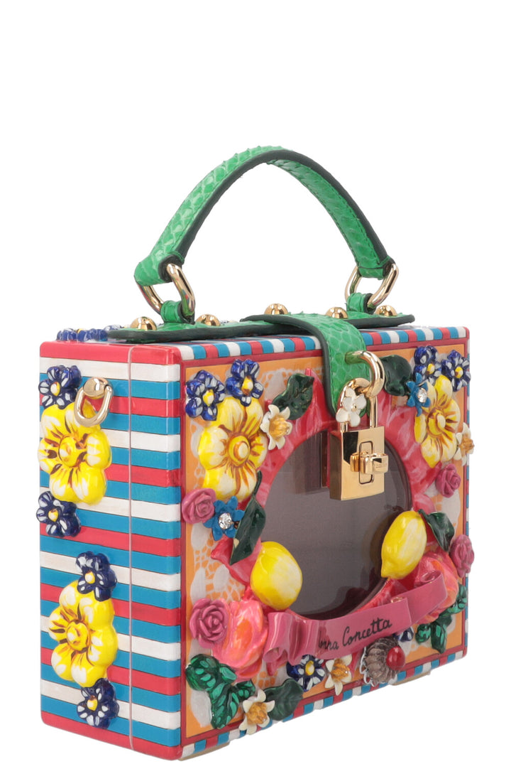 DOLCE&GABBANA Dolce Box Bag Python Touch Multicolor