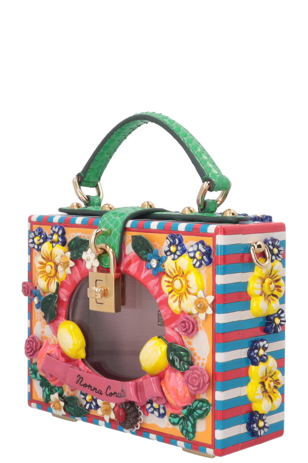 DOLCE&GABBANA Dolce Box Bag Python Touch Multicolor