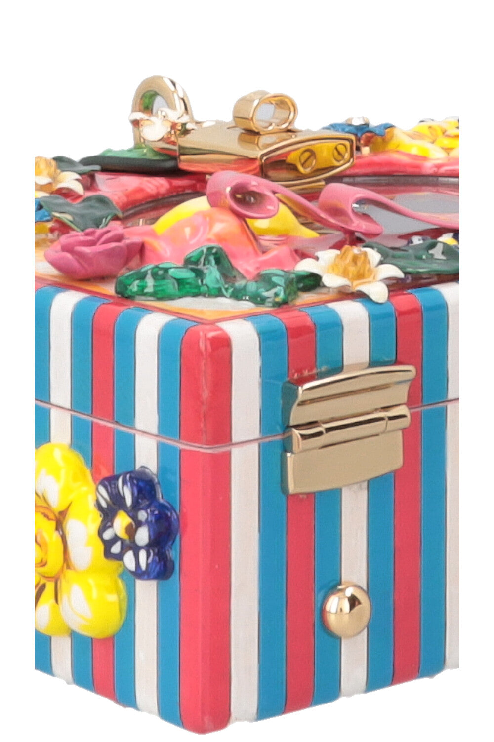 DOLCE&GABBANA Dolce Box Bag Python Touch Multicolor