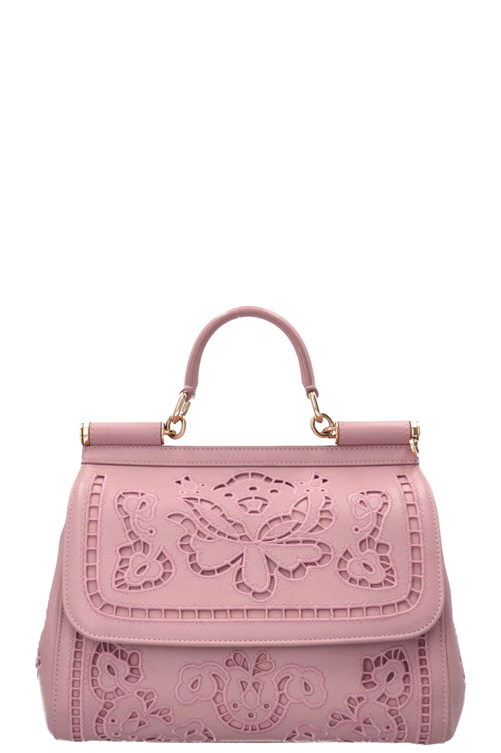 DOLCE&GABBANA Embroidered Miss Sicily Bag Dusty Pink