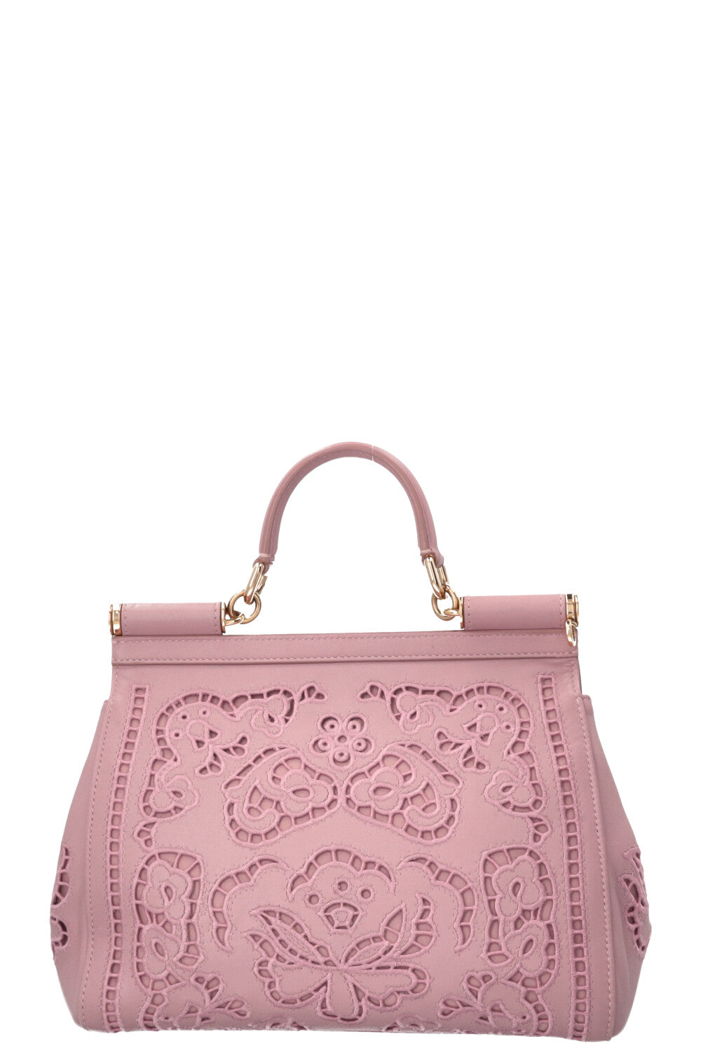 DOLCE&GABBANA Embroidered Miss Sicily Bag Dusty Pink
