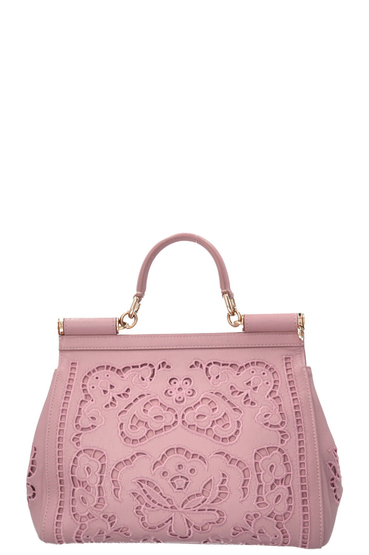 DOLCE&GABBANA Embroidered Miss Sicily Bag Dusty Pink