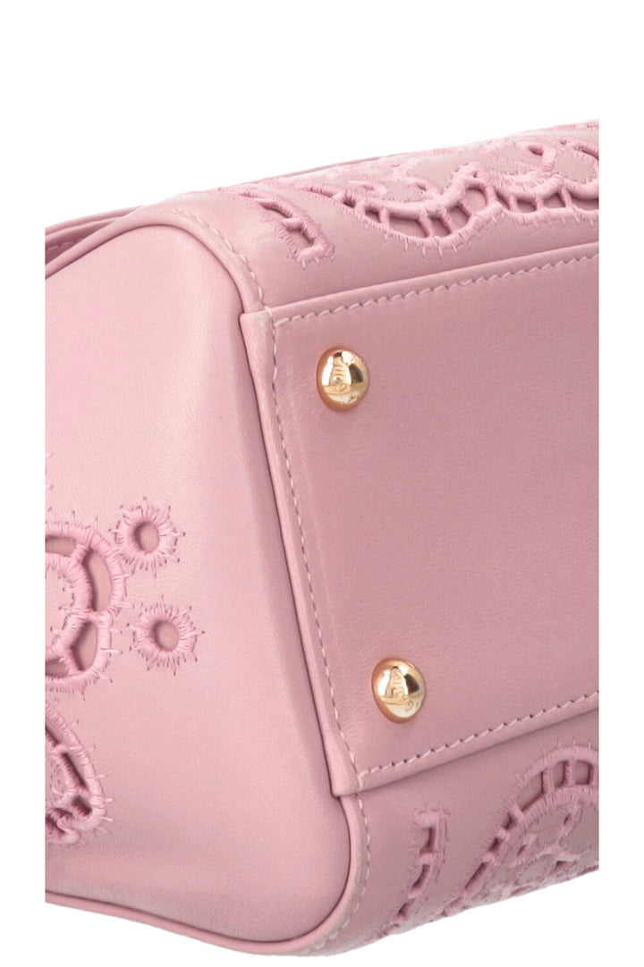 DOLCE&GABBANA Embroidered Miss Sicily Bag Dusty Pink