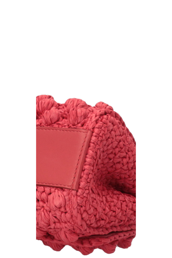 DOLCE&GABBANA Sicily Small Raffia Red Gold Hardware