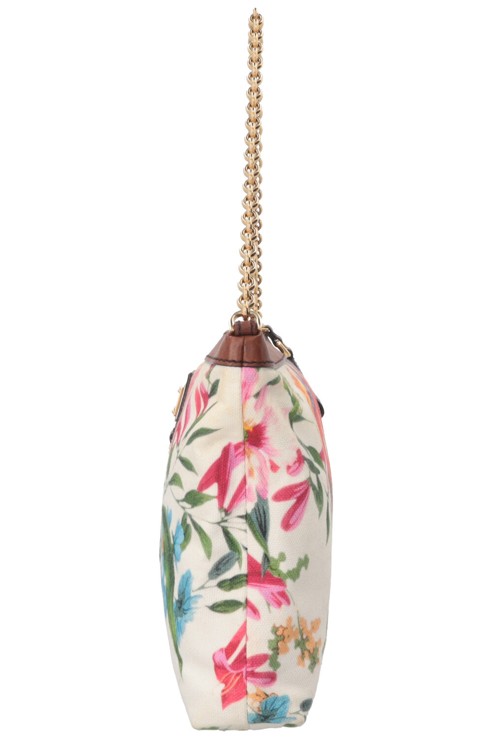DOLCE&GABBANA Flower Print Shoulder Bag Multicolor
