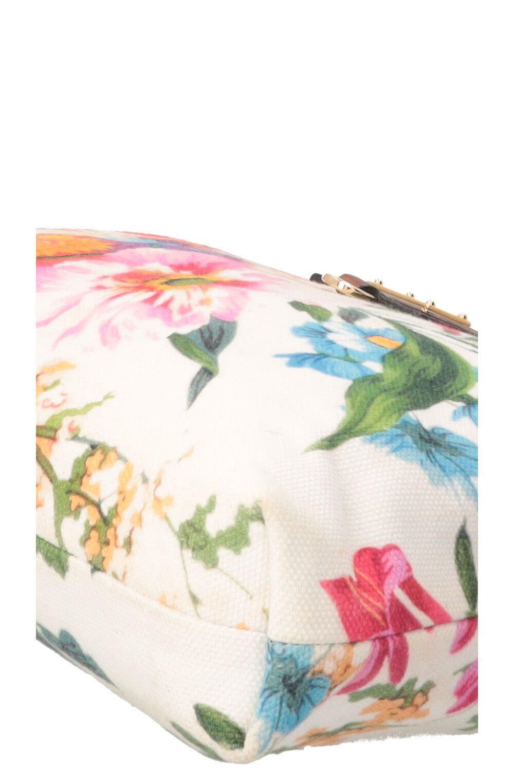 DOLCE&GABBANA Flower Print Shoulder Bag Multicolor