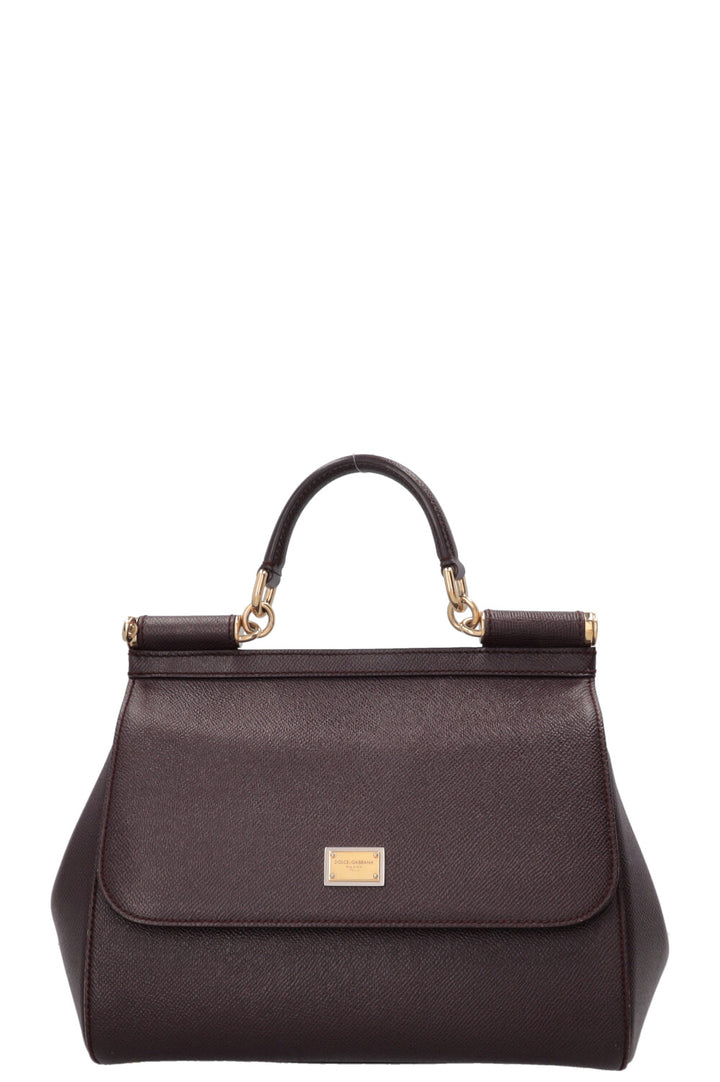 DOLCE&GABBAN Sicily Bag Burgundy