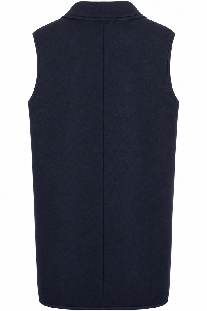 MAX MARA Gilet sans manches bleu marine