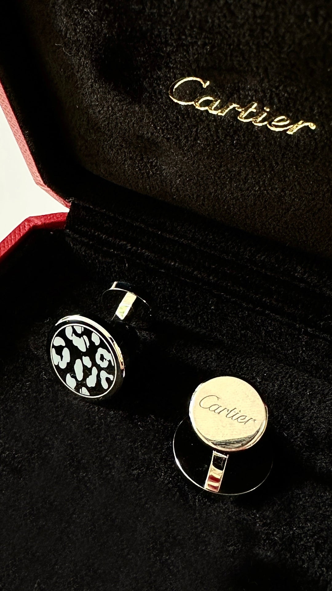 CARTIER Cufflinks 925 Silver