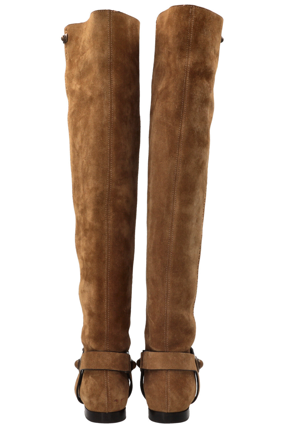ETRO Overknee Boots Suede Brown