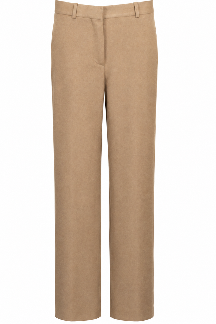 THE ROW Pantalon Soie Beige