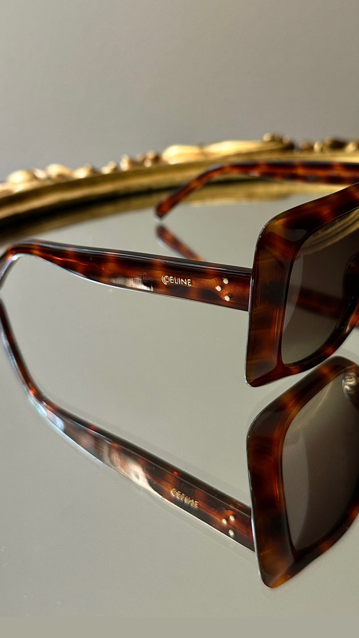 CELINE CL40096I Sunglasses Tortoise