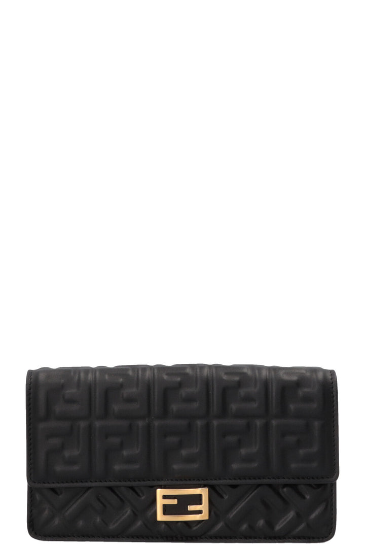 FENDI Baguette WOC Cuir Noir